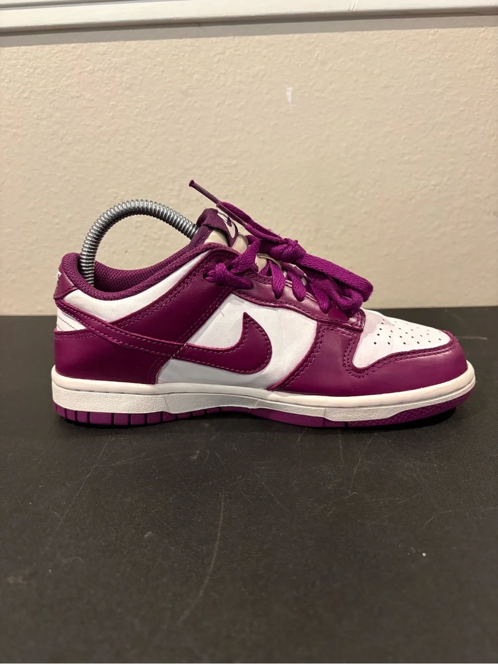 Nike Dunk Low Purple Viotech GS White Kids Shoes Youth Sz 4.5Y (FB9109-110)